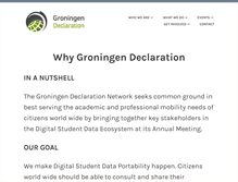 Tablet Screenshot of groningendeclaration.org